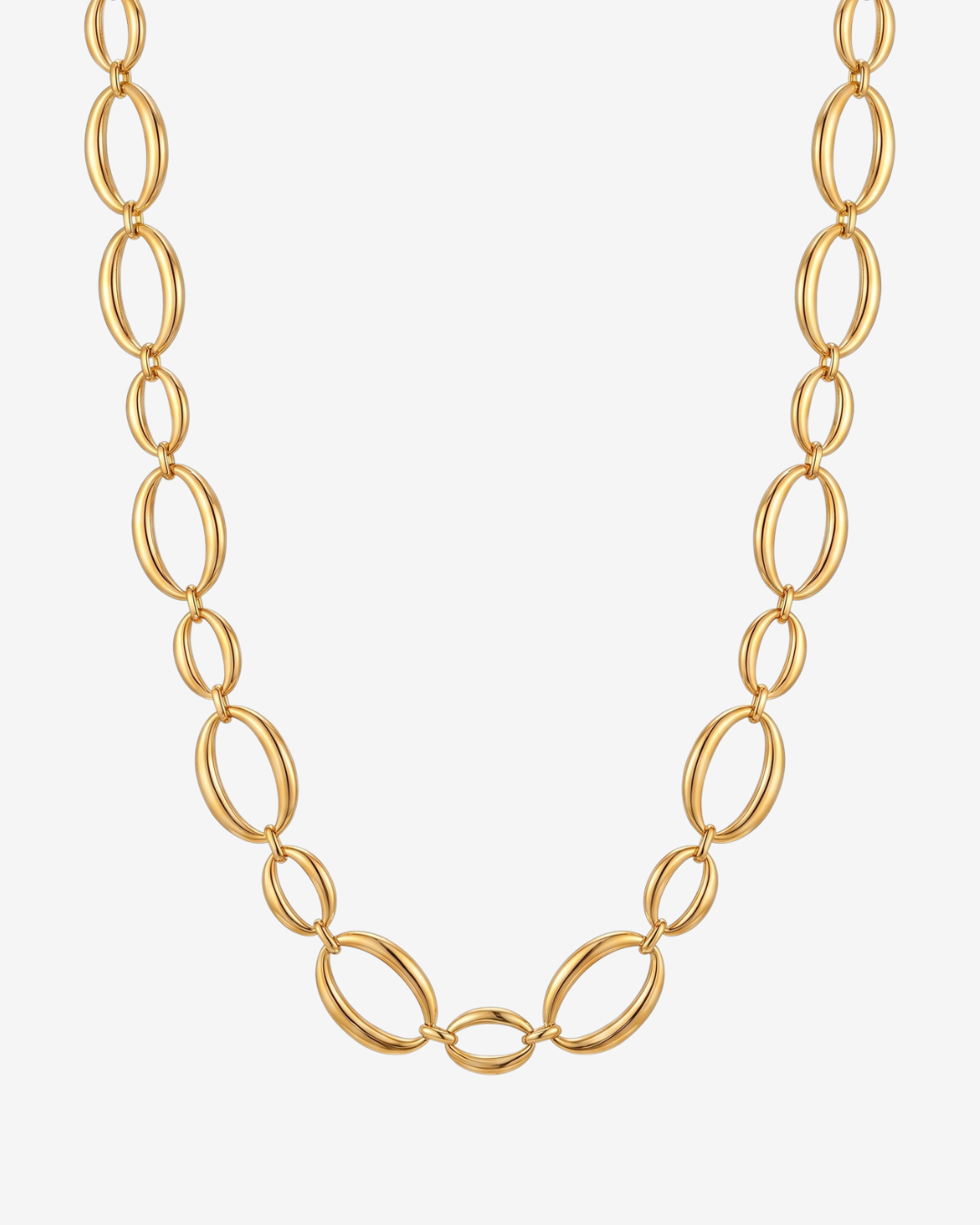 Aluna - Chunky chain necklace - Stainless steel