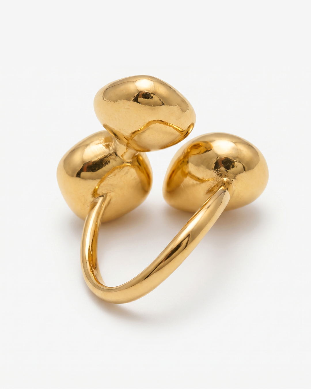 Linde - Three stone ring - Stainless steel