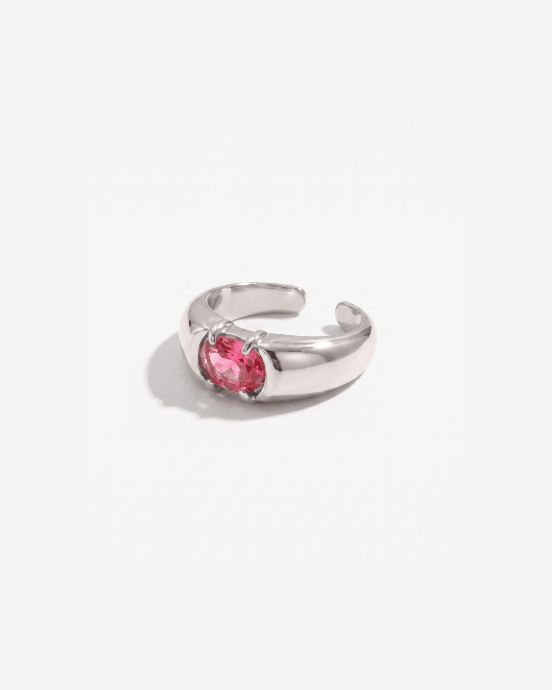 Ada - Stone ring - Stainless steel - Opulaire - WATERPROOF jewelry - Adjustable -