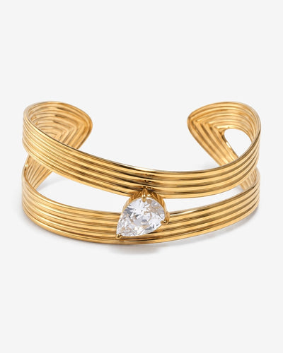 Alia cuff bracelet - Opulaire - WATERPROOF jewelry - 