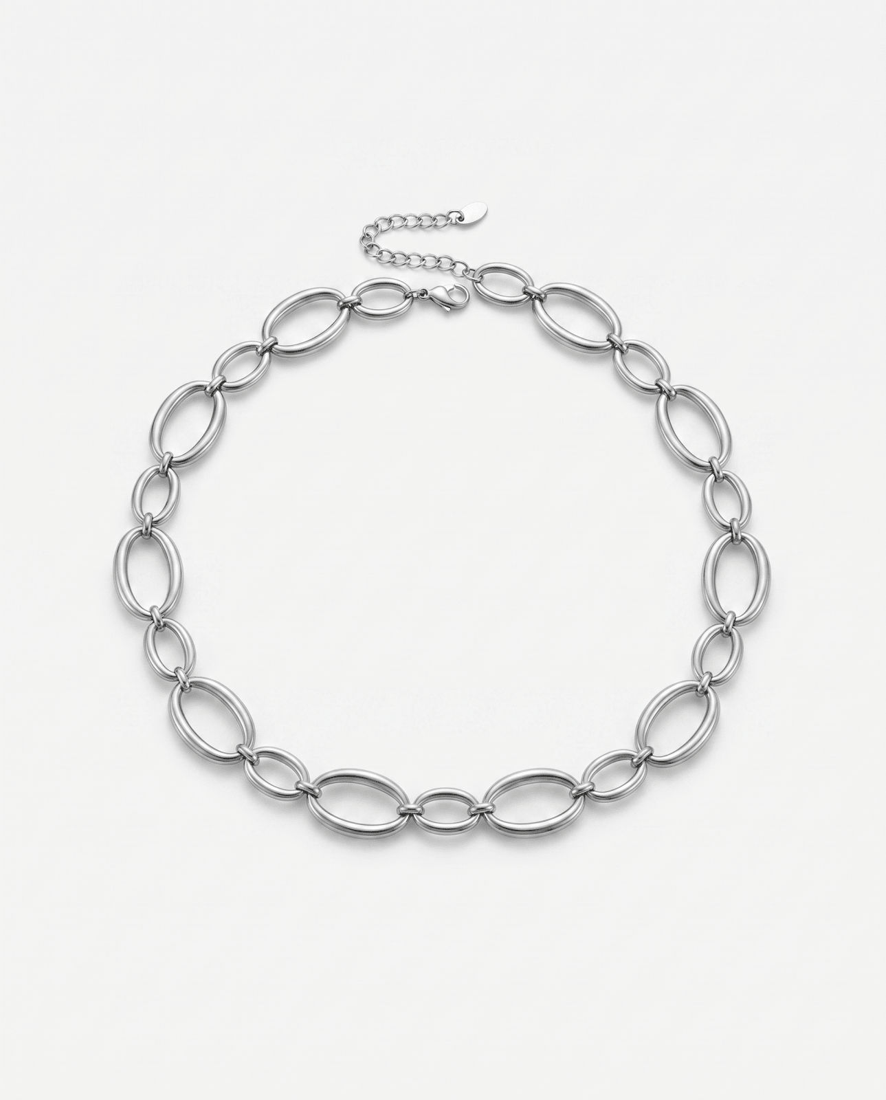 Aluna - Chunky chain necklace - Stainless steel - Opulaire - WATERPROOF jewelry - 