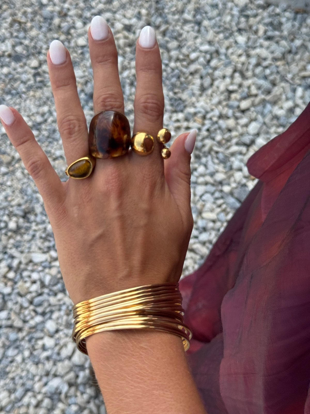 Aurora ring - Opulaire - WATERPROOF jewelry - EU 54 -