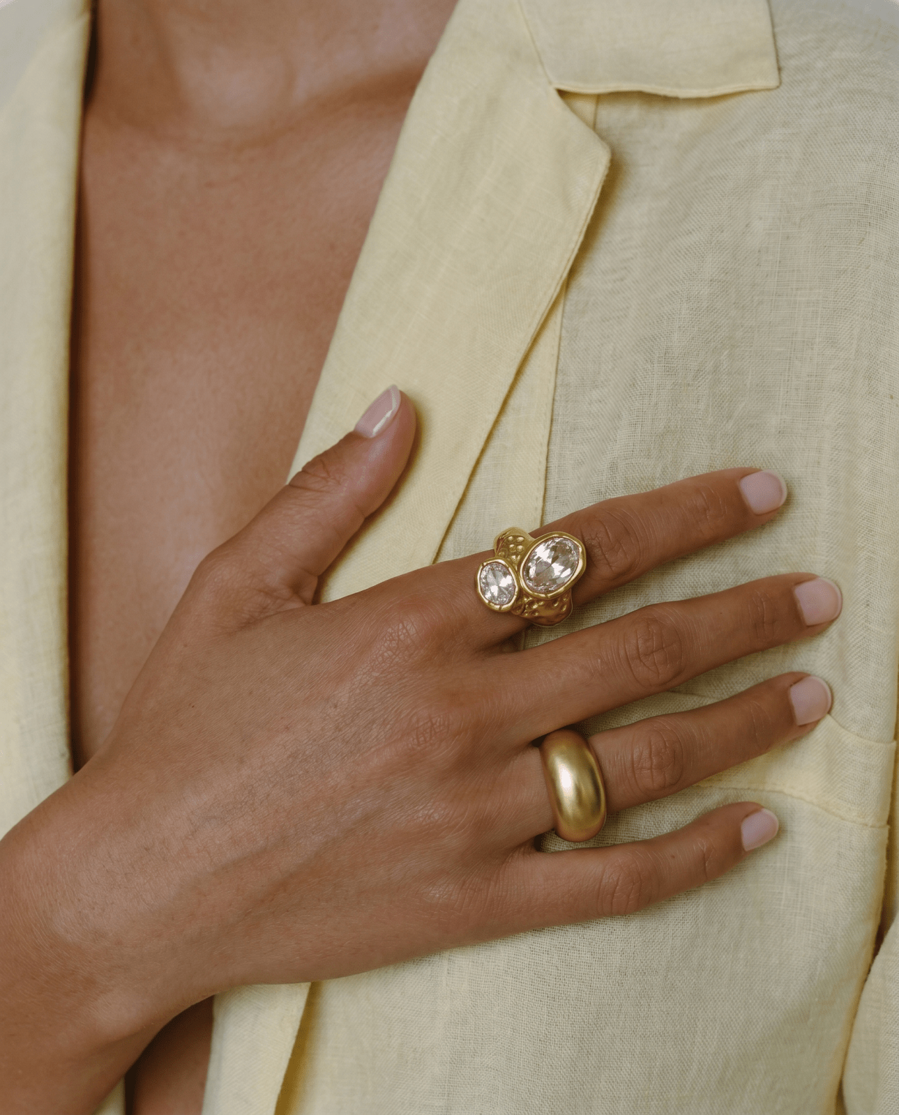 Aya ring - Opulaire - WATERPROOF jewelry - EU 52 -