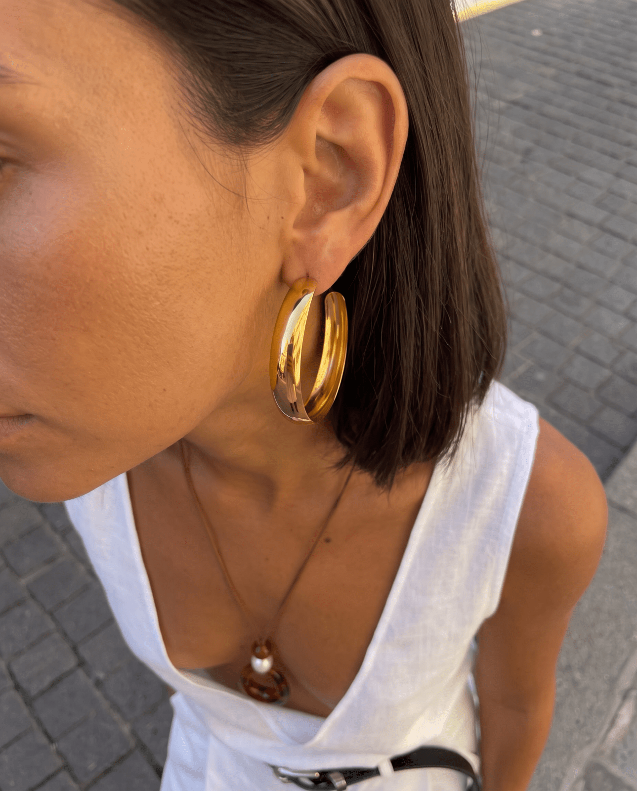 Big hoop earrings small - Opulaire - WATERPROOF jewelry - 