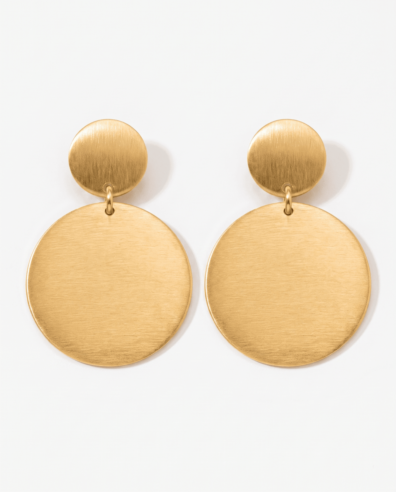 Billie - Pendant stud earrings - Stainless steel - Opulaire - WATERPROOF jewelry - 
