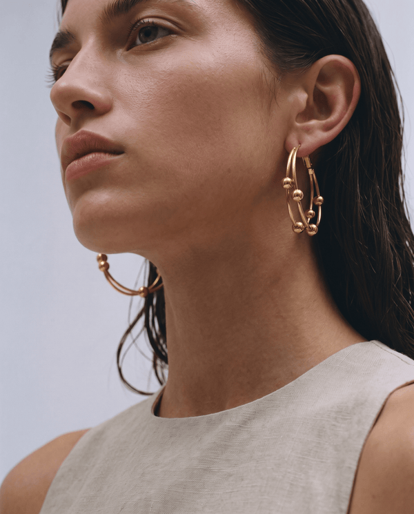 Bree hoop earrings - Opulaire - WATERPROOF jewelry - 