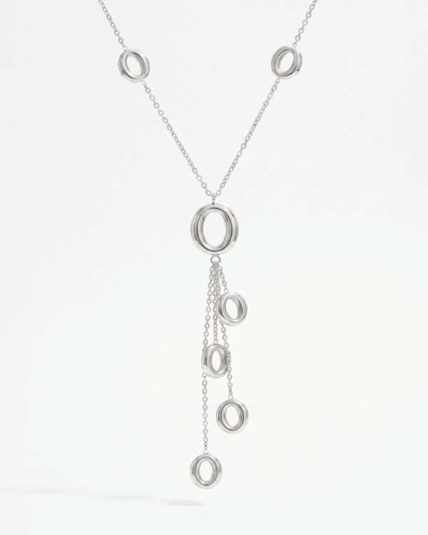Canergie - Lariat Y-drop necklace - Stainless steel - Opulaire - WATERPROOF jewelry - 