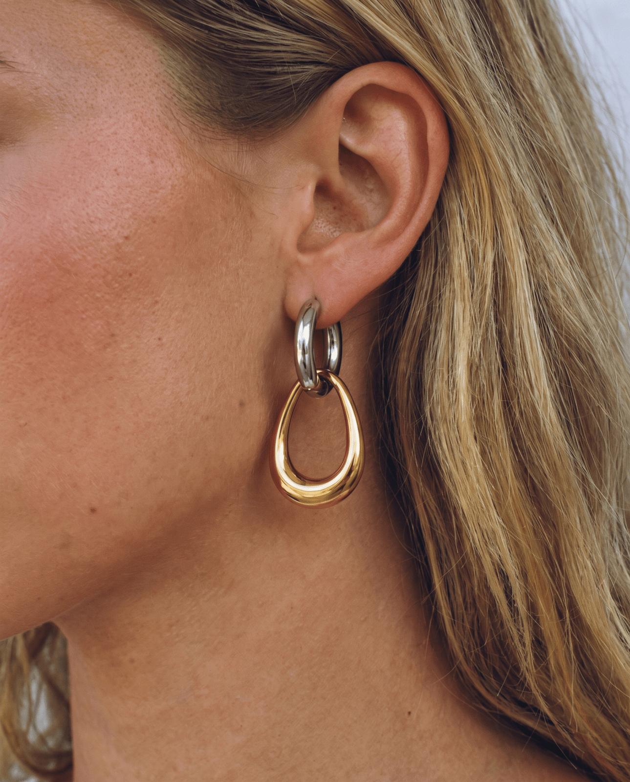 Crotone - Chain link earrings - Stainless steel - Opulaire - WATERPROOF jewelry - 