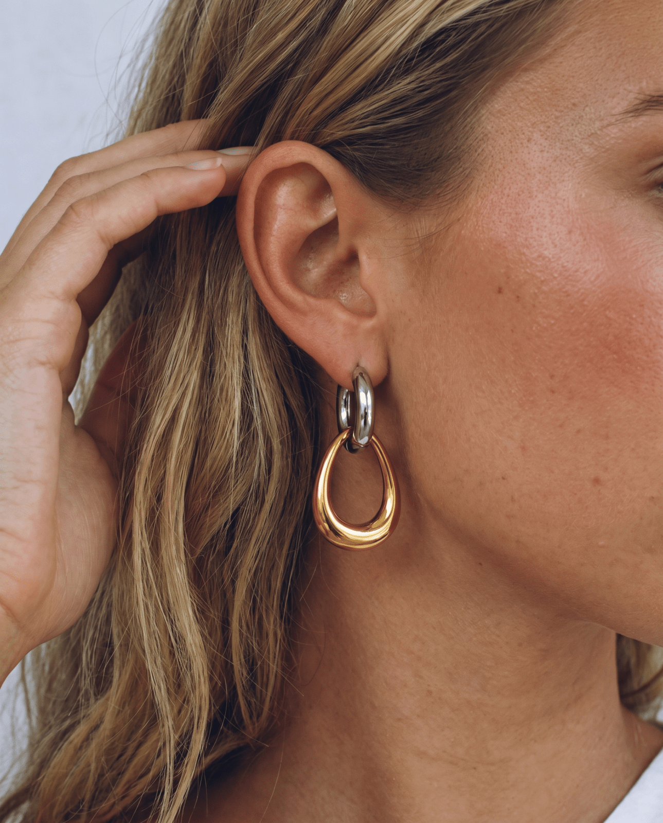 Crotone - Chain link earrings - Stainless steel - Opulaire - WATERPROOF jewelry - 