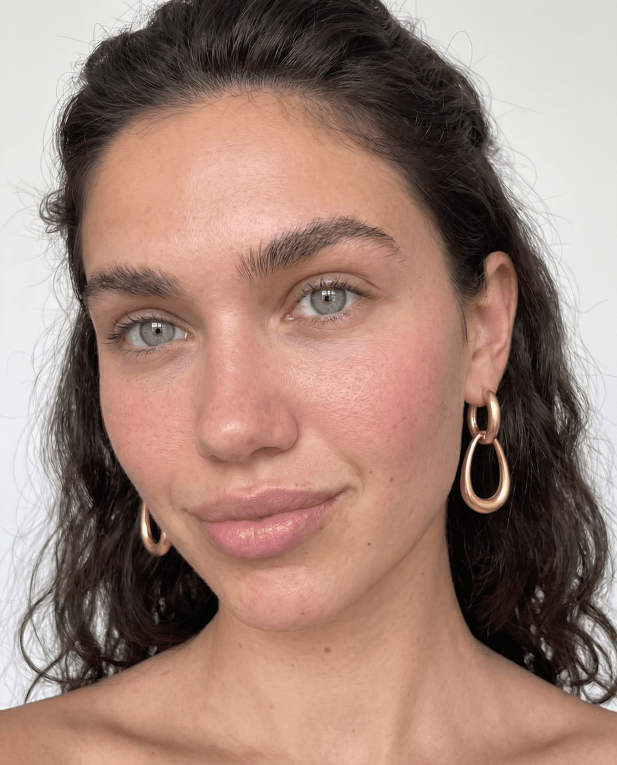 Crotone - Chain link earrings - Stainless steel