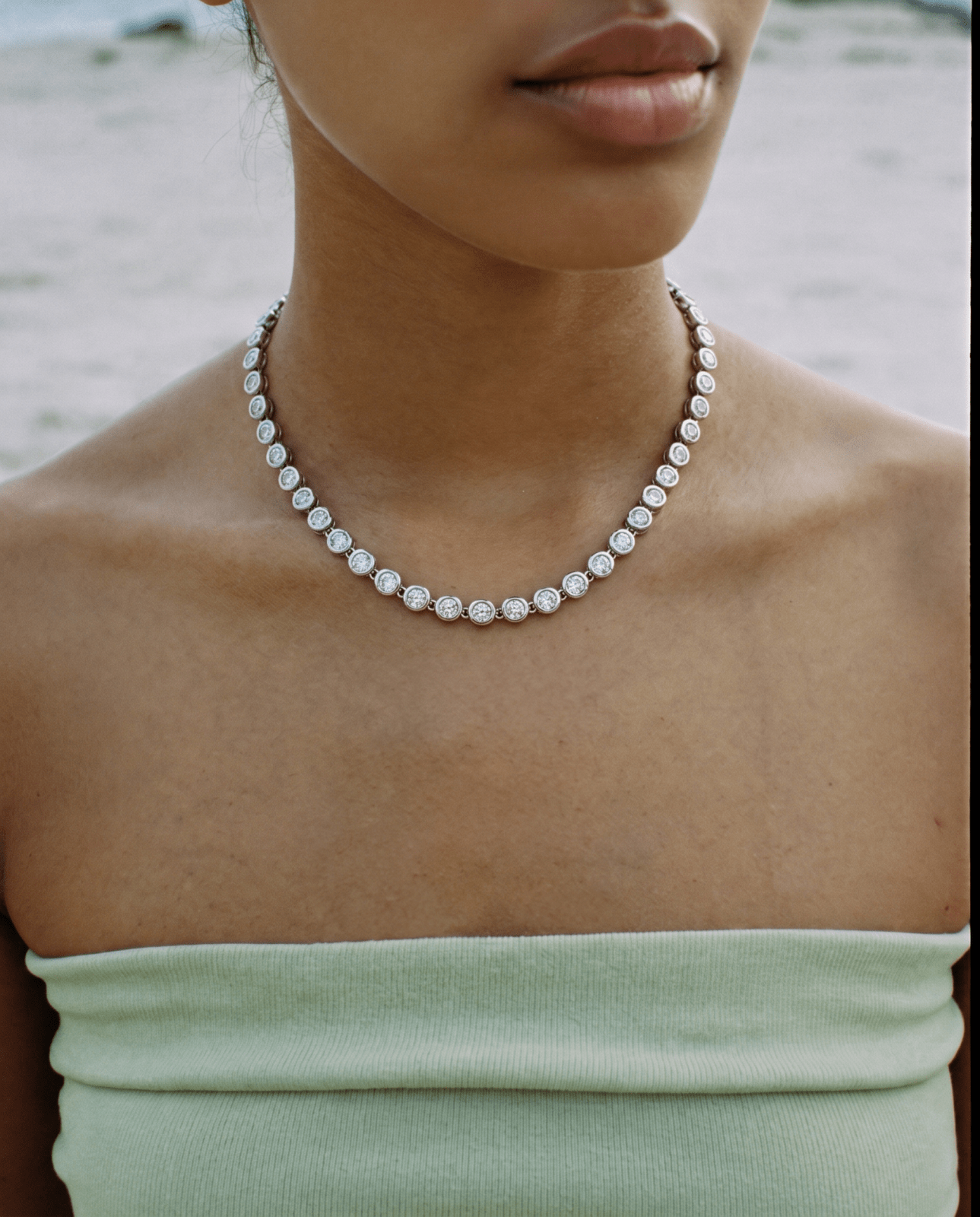Daisy necklace - Opulaire - WATERPROOF jewelry - 