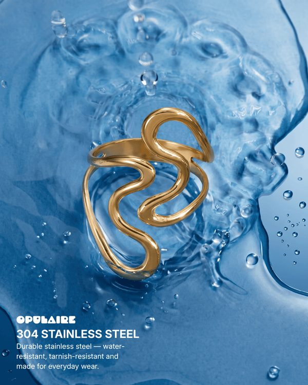 Diana ring - Opulaire - WATERPROOF jewelry - Adjustable -