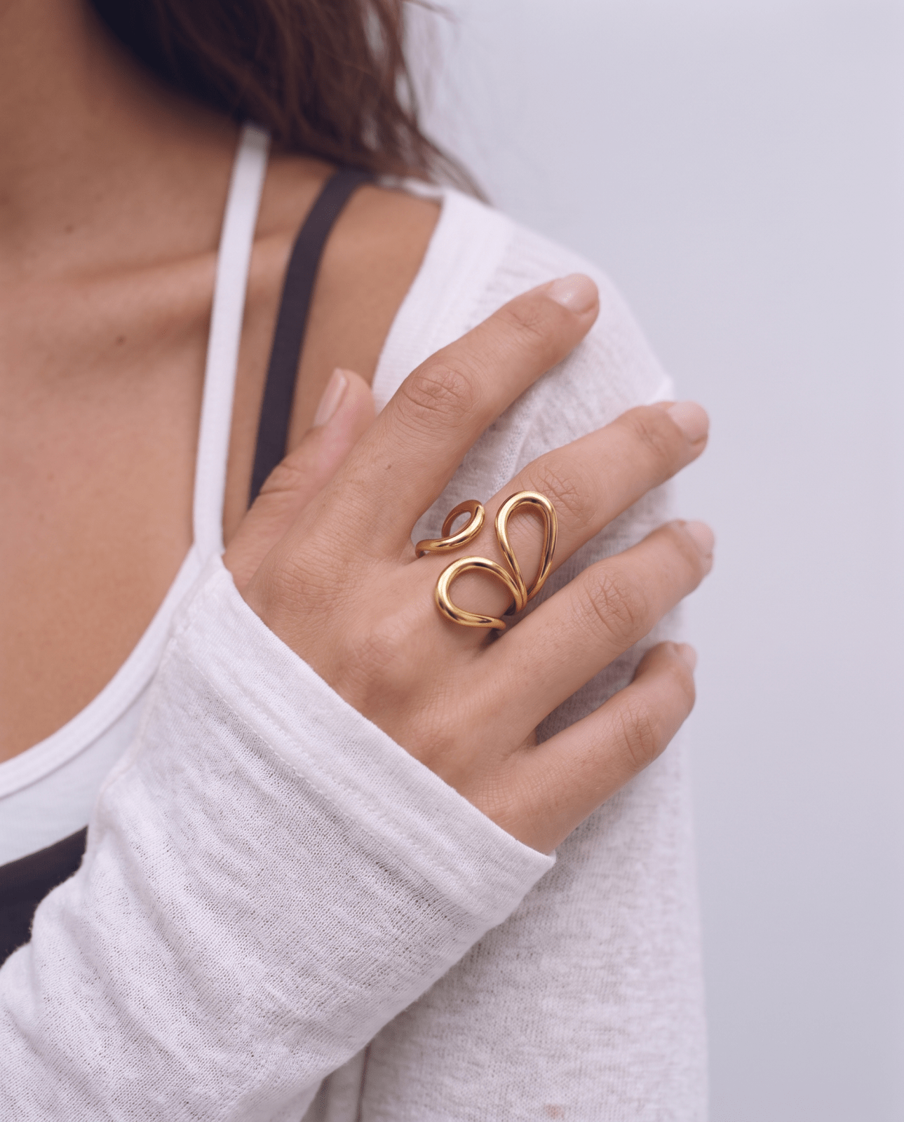 Duna ring - Opulaire - WATERPROOF jewelry - Adjustable -
