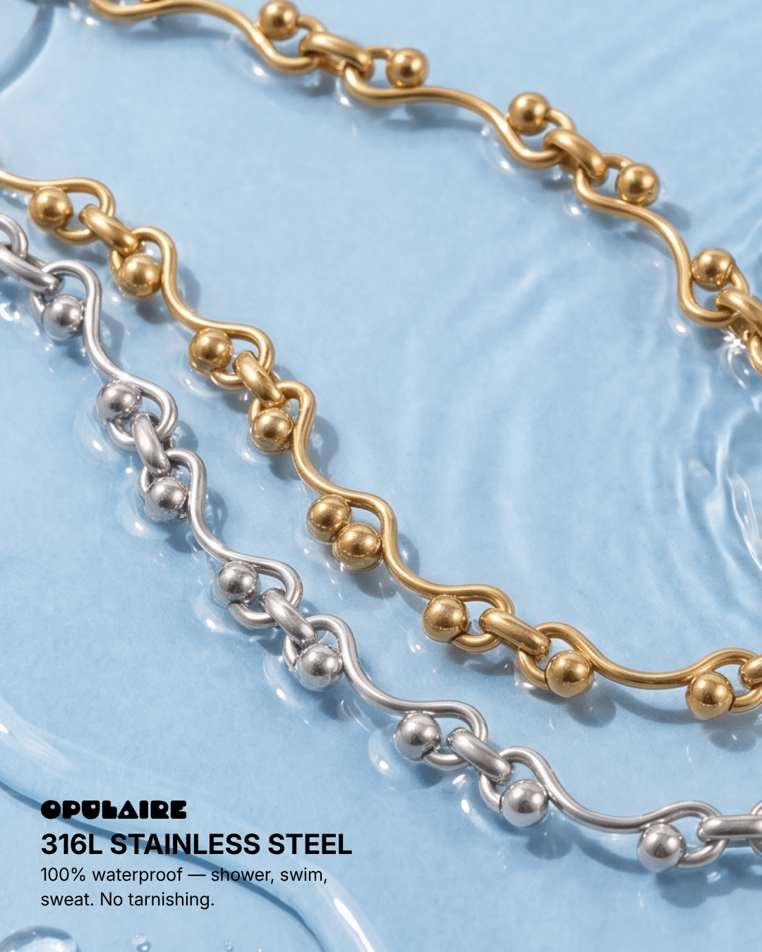 Eden necklace - Opulaire - WATERPROOF jewelry - 
