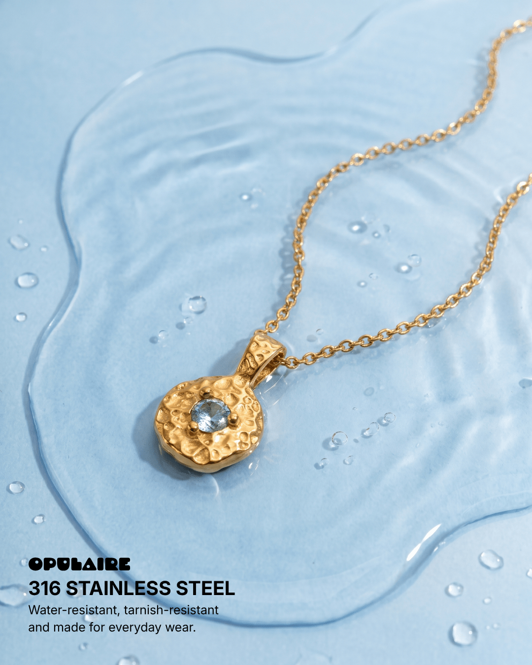 Elisa necklace - Opulaire - WATERPROOF jewelry - 