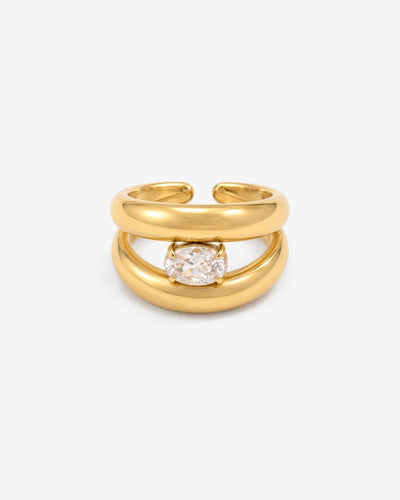 Elodie ring - Opulaire - WATERPROOF jewelry - Adjustable -