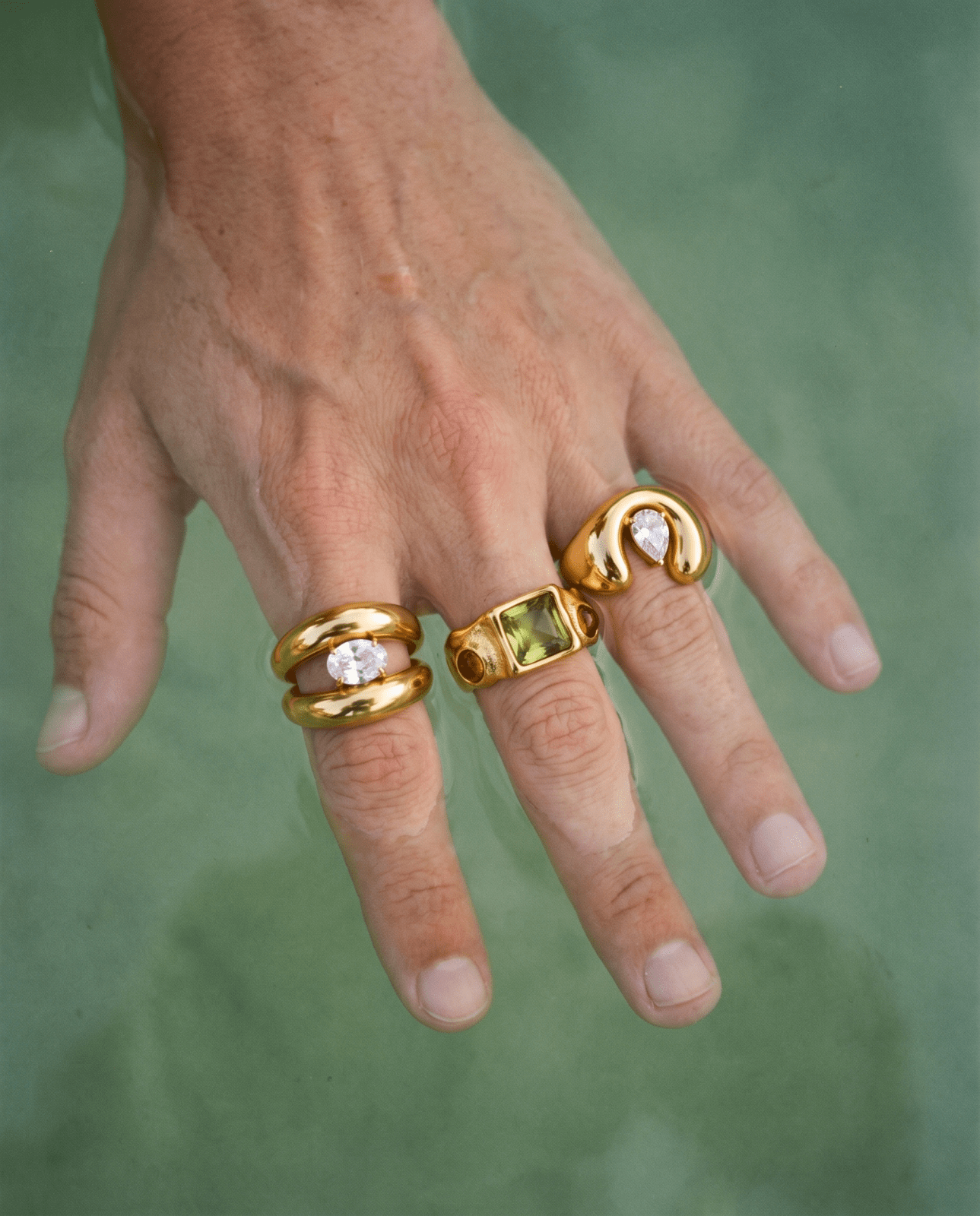 Elodie ring - Opulaire - WATERPROOF jewelry - Adjustable -
