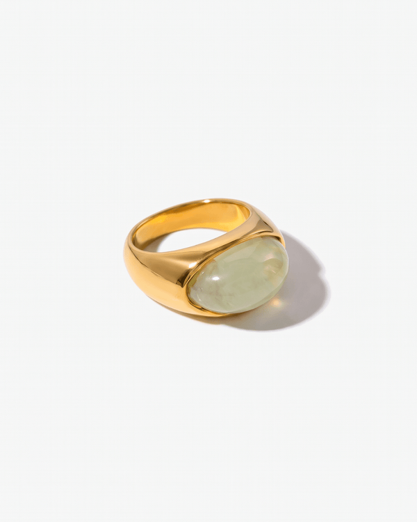 Forlì - Chunky cabochon dome ring - Stainless steel - Opulaire - WATERPROOF jewelry - EU 52 -