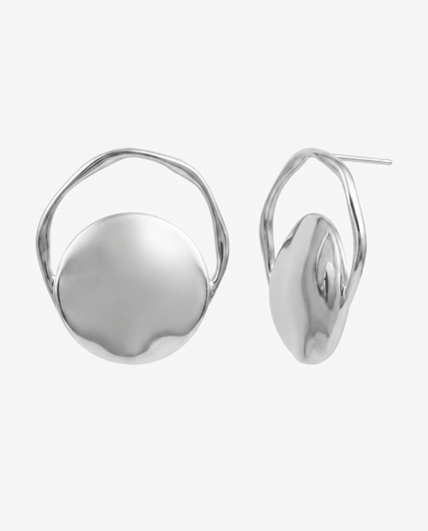 Franky earrings - Opulaire - WATERPROOF jewelry - Silver -