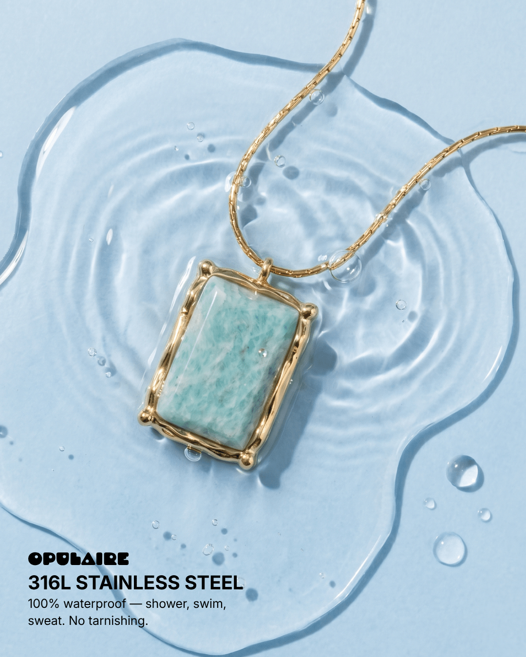 Indie necklace - Opulaire - WATERPROOF jewelry - 