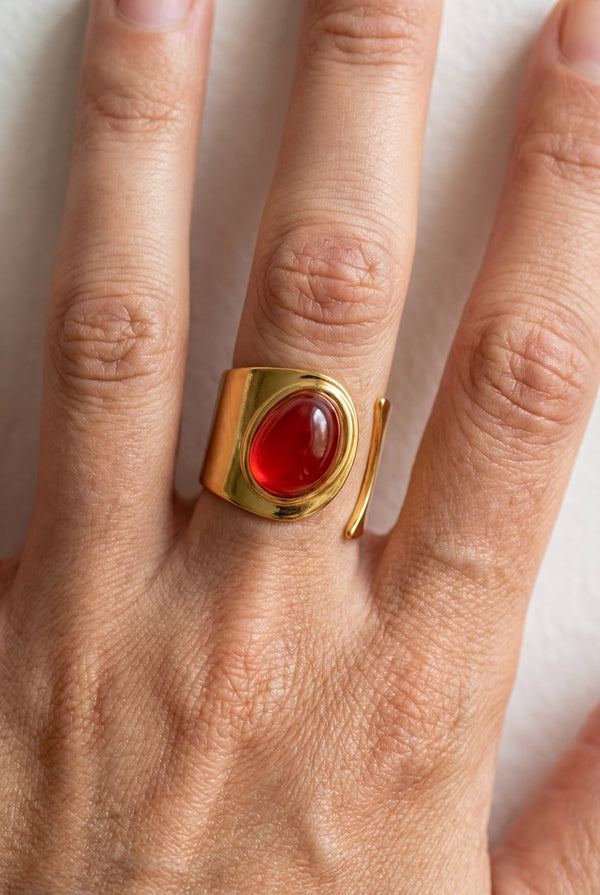 Kaesi ring - Opulaire - WATERPROOF jewelry - Adjustable -