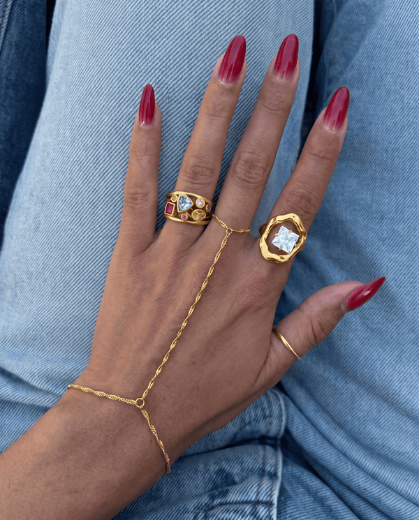 Lena ring - Opulaire - WATERPROOF jewelry - EU 54 -