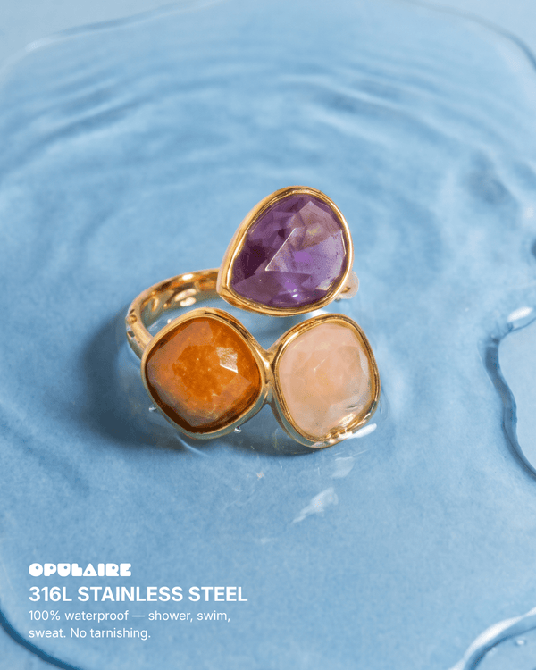 Linde ring - Opulaire - WATERPROOF jewelry - Adjustable -