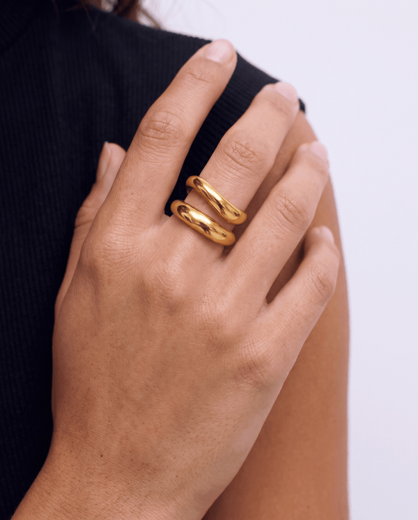 Line ring - Opulaire - WATERPROOF jewelry - EU 52 -