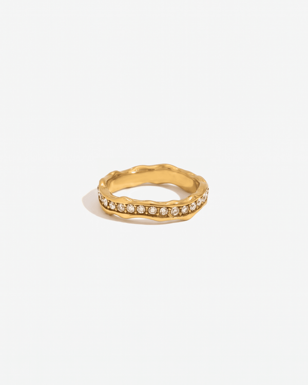 Livia ring - Opulaire - WATERPROOF jewelry - Gold - EU 52