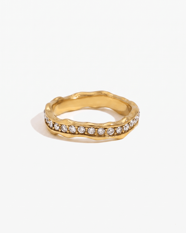 Livia ring - Opulaire - WATERPROOF jewelry - Gold - EU 52
