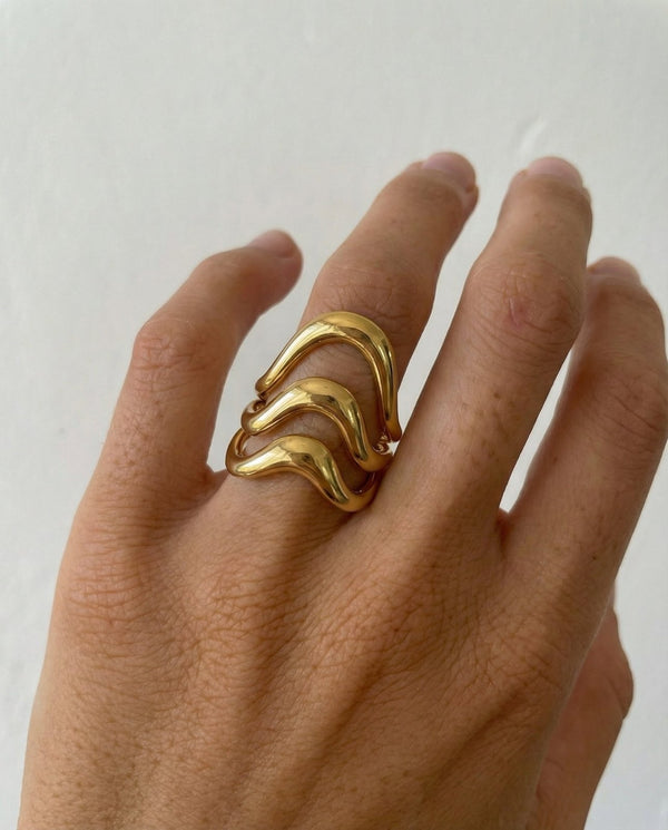 Lucile ring - Opulaire - WATERPROOF jewelry - Adjustable -