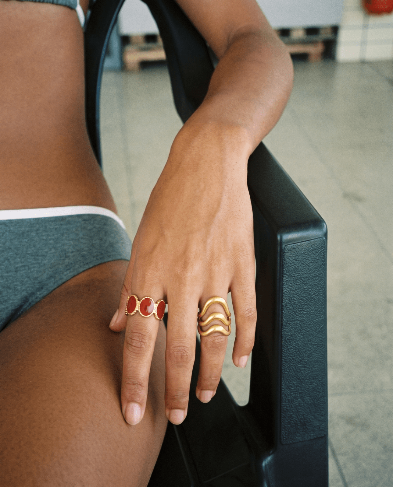 Lucile ring - Opulaire - WATERPROOF jewelry - Adjustable -
