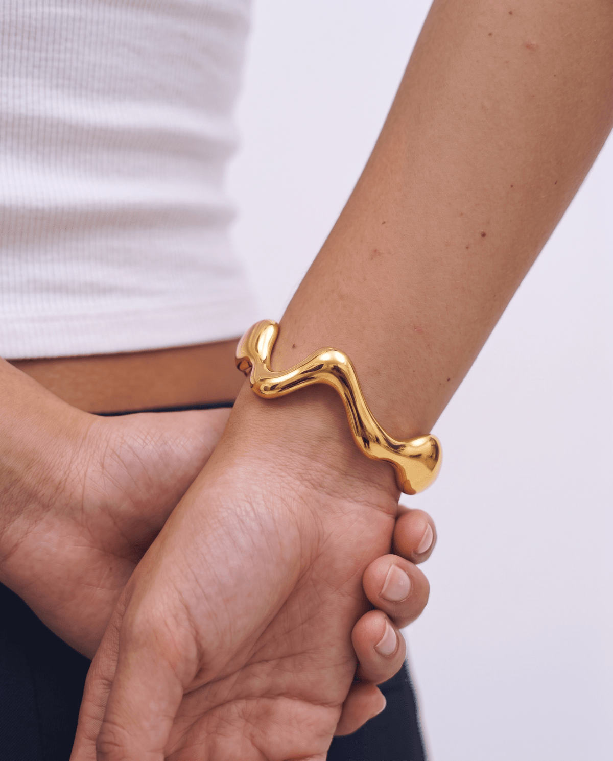 Maeve cuff bracelet - Opulaire - WATERPROOF jewelry - 