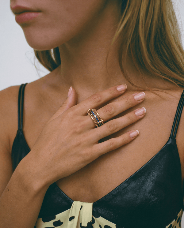 Montclair - Stacked ring - Stainless steel - Opulaire - WATERPROOF jewelry - EU 52 -