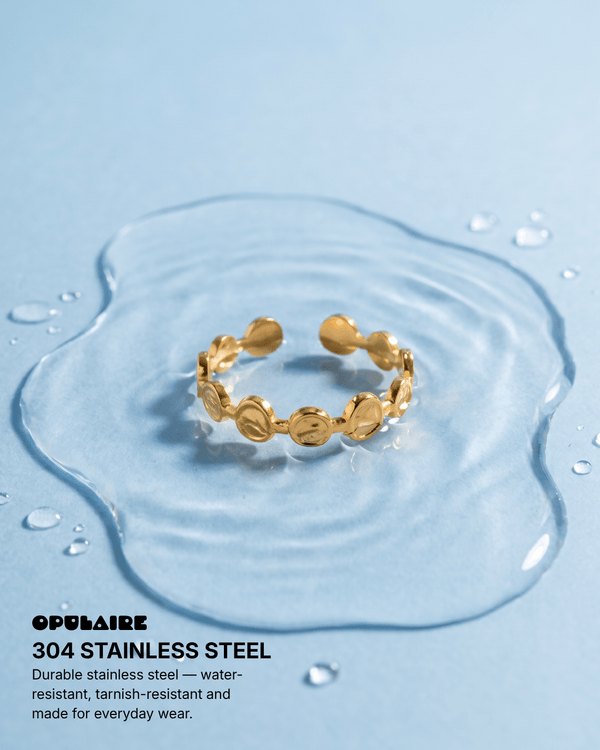 Myrthe ring - Opulaire - WATERPROOF jewelry - Adjustable -