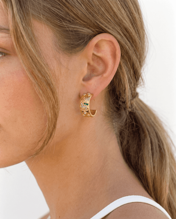 Nora earrings - Opulaire - WATERPROOF jewelry - 