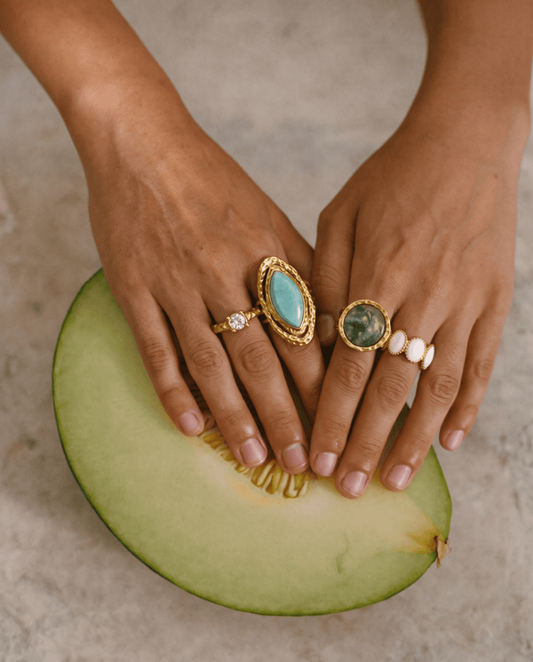 Sabine ring - Opulaire - WATERPROOF jewelry - Adjustable -