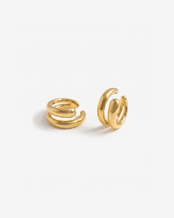 Sage ear cuffs - Opulaire - WATERPROOF jewelry - 