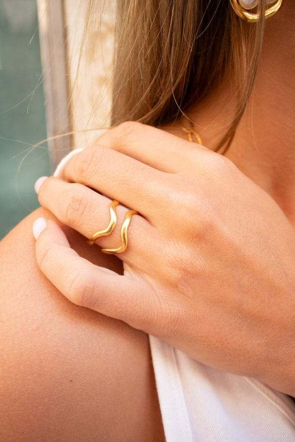 Saze ring - Opulaire - WATERPROOF jewelry - Adjustable -