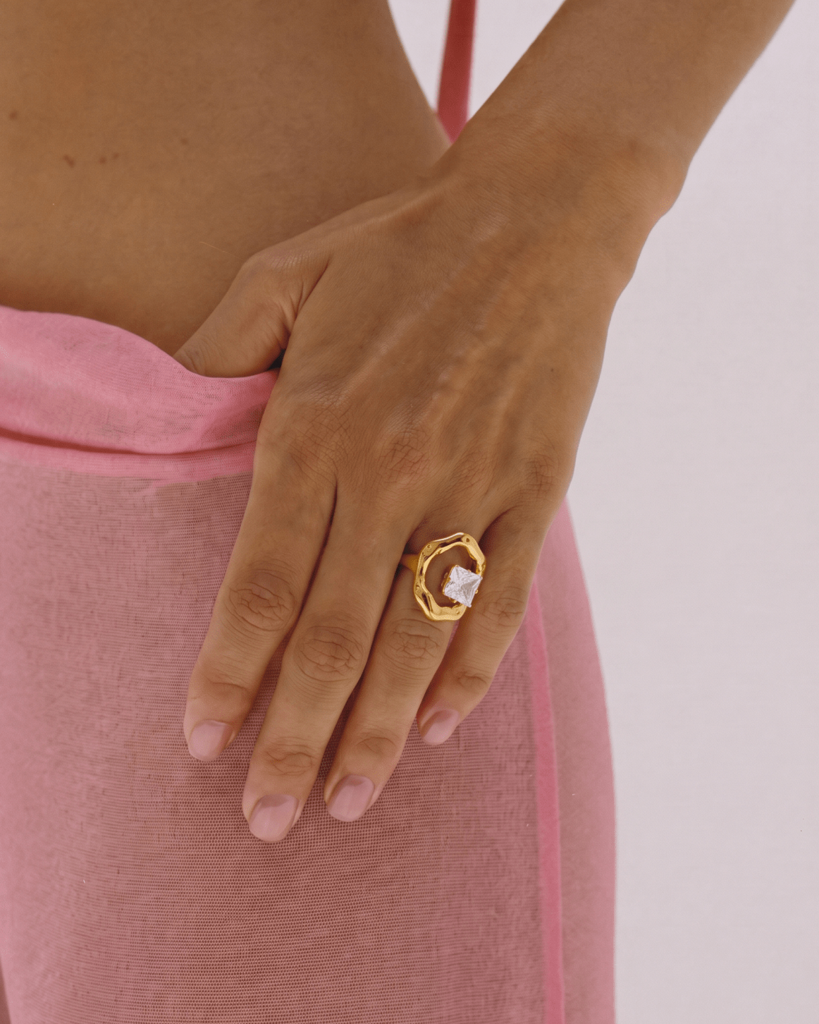 Seda ring - Opulaire - WATERPROOF jewelry - Adjustable -