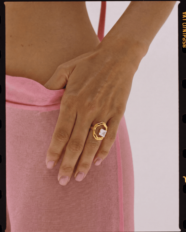 Seda ring - Opulaire - WATERPROOF jewelry - Adjustable -