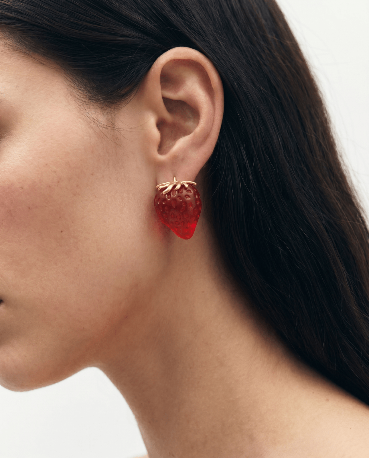 Strawberry earrings - Opulaire - WATERPROOF jewelry - 