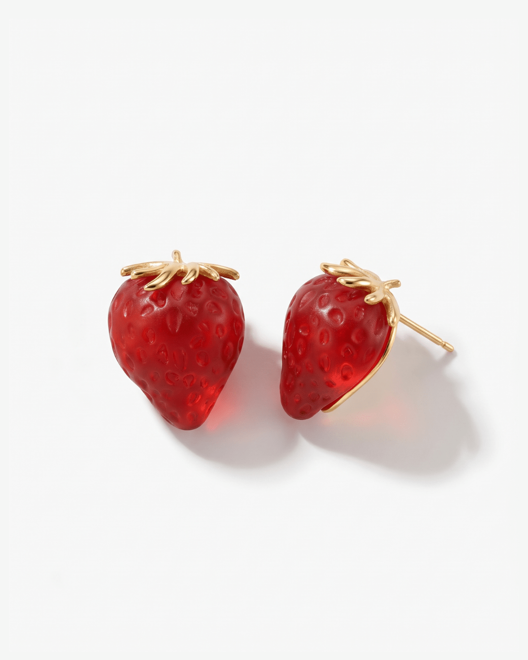 Strawberry earrings - Opulaire - WATERPROOF jewelry - 