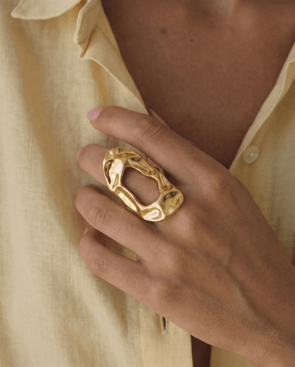 Sylvia ring - Opulaire - WATERPROOF jewelry - Adjustable -
