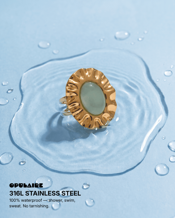 Terni ring - Opulaire - WATERPROOF jewelry - adjustable -