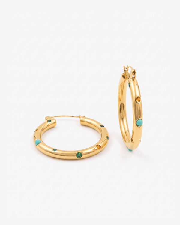 Val earrings - Opulaire - WATERPROOF jewelry - Gold -