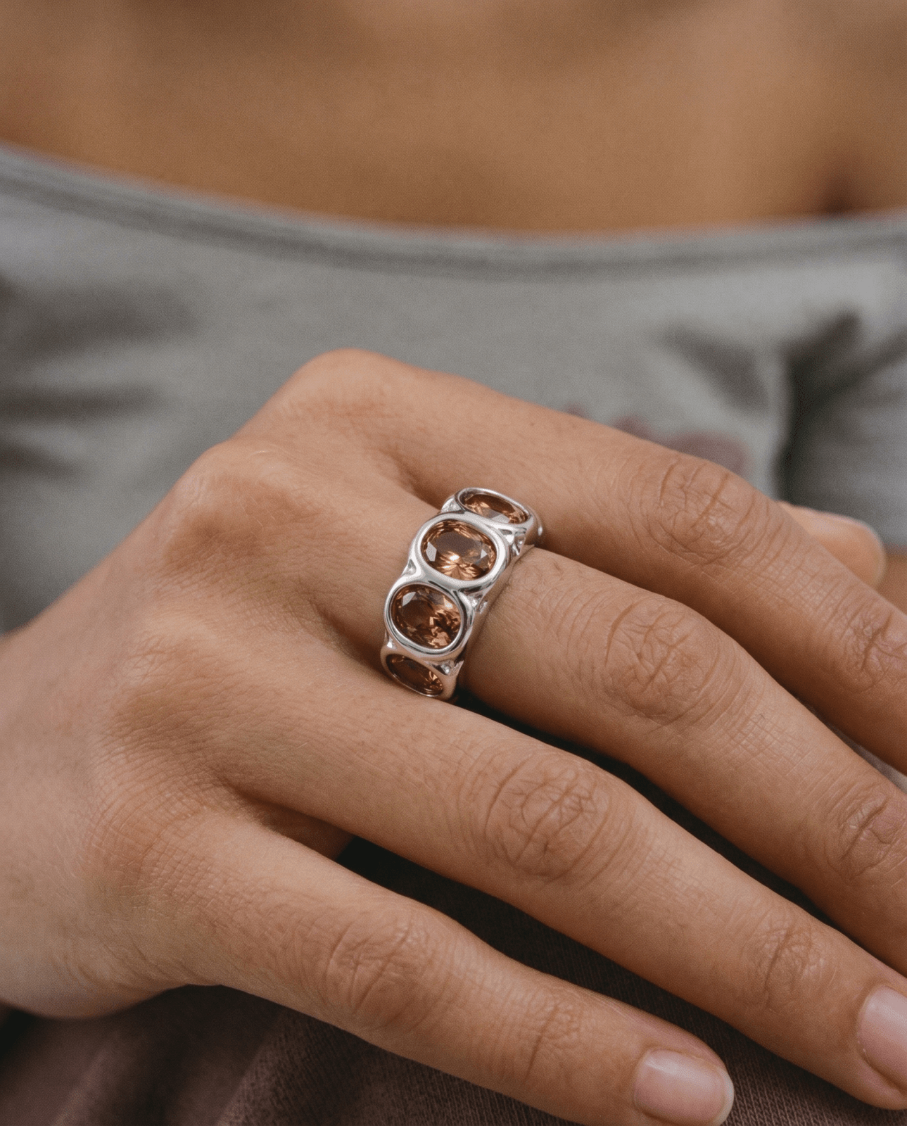 Valeria ring - Opulaire - WATERPROOF jewelry - EU 52 -