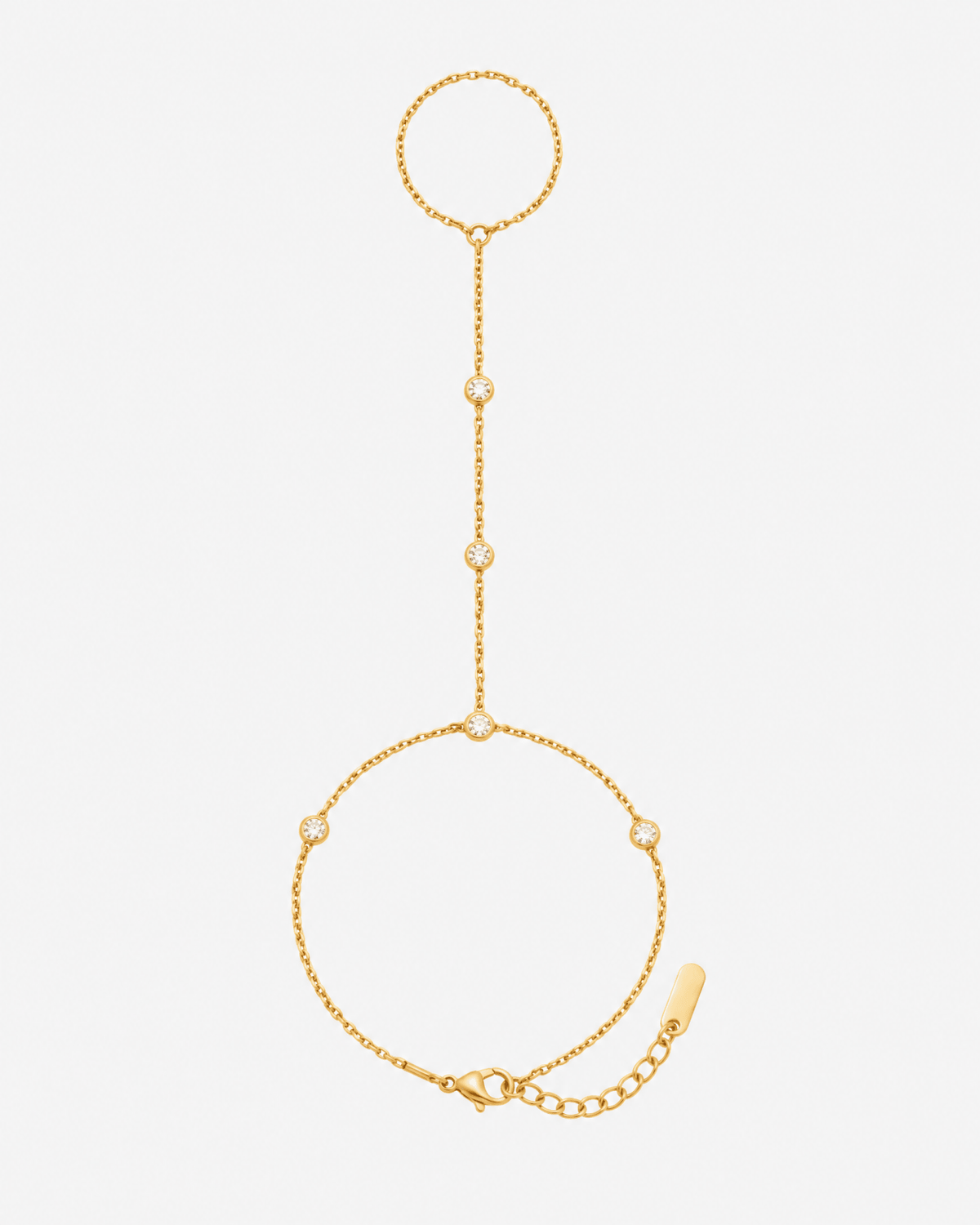 Yael hand chain - Opulaire - WATERPROOF jewelry - 
